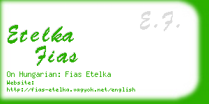 etelka fias business card